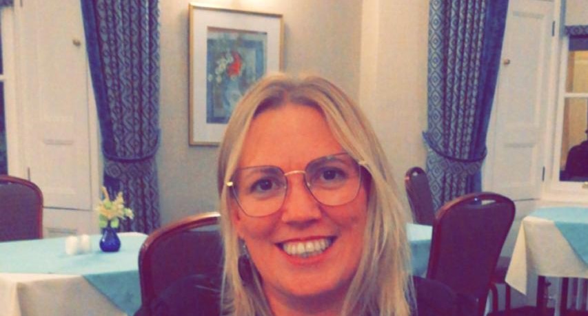 Mrs Deborah Cross, a member of staff at Lochthorn Medical Centre.